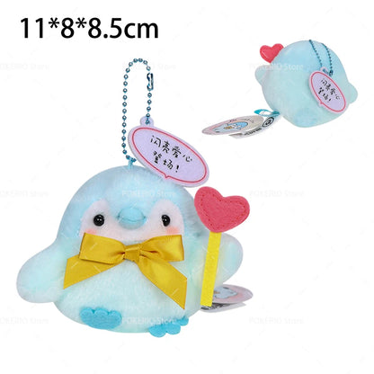22 Styles Cute Penguin Plush Key Ring Tourist Hat Penguin Keychain For Girls Gifts Creative School Bag Keychain