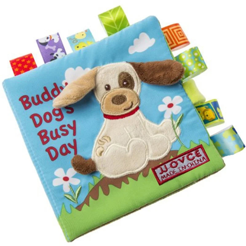Baby Cloth Book Toys Animals Soft Learning Educational Toys For Babies Development montessori Sensory Books Baby Toys 0 12 Month