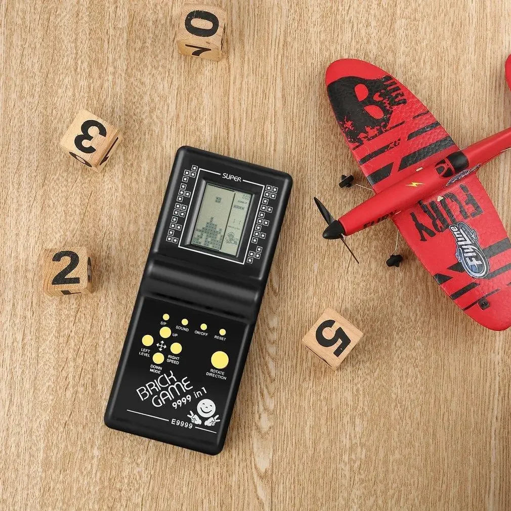 Classic Handheld Game Machine Brick Game Kids Games Machine Toy With Game Music Playback