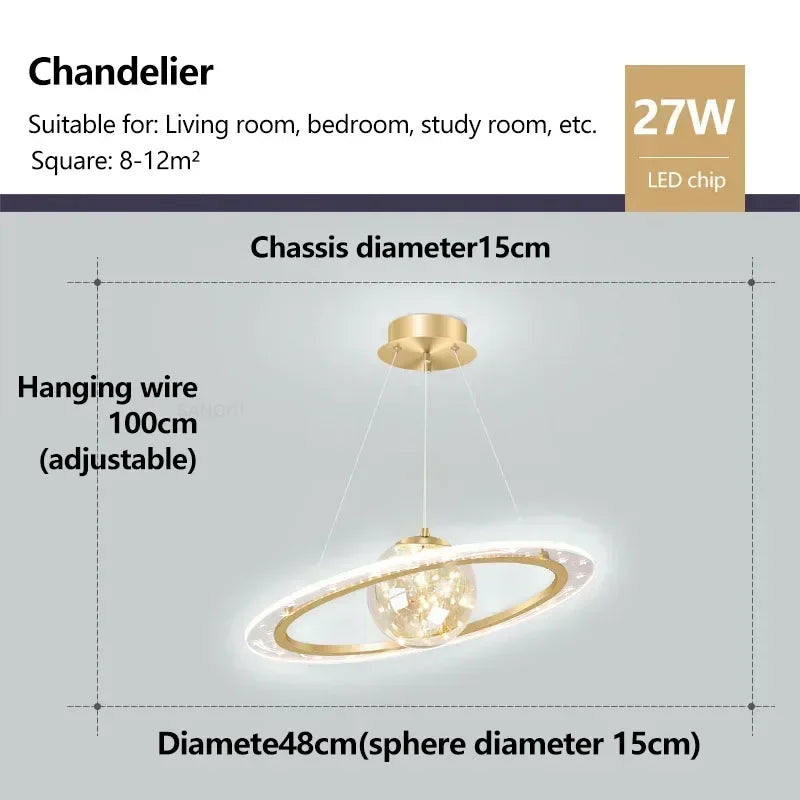 Modern LED Lovely crown star Ceiling Lamp Child Bedroom Living Restaurant Study Home Decoration Indoor Lighting Fixture Lustre