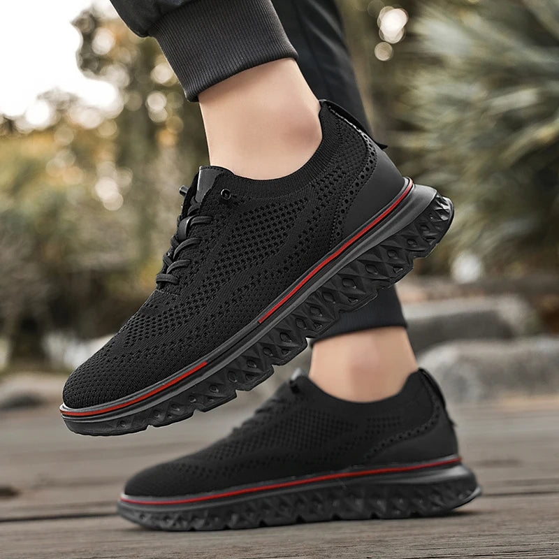 Men Sneakers New Men Mesh Casual Shoes Fashion Lightweight Breathable Soft Soled Shoes Summer Outdoor Sports Fitness Large Size