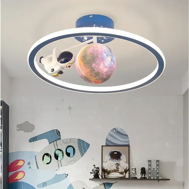 Modern LED Lovely crown star Ceiling Lamp Child Bedroom Living Restaurant Study Home Decoration Indoor Lighting Fixture Lustre