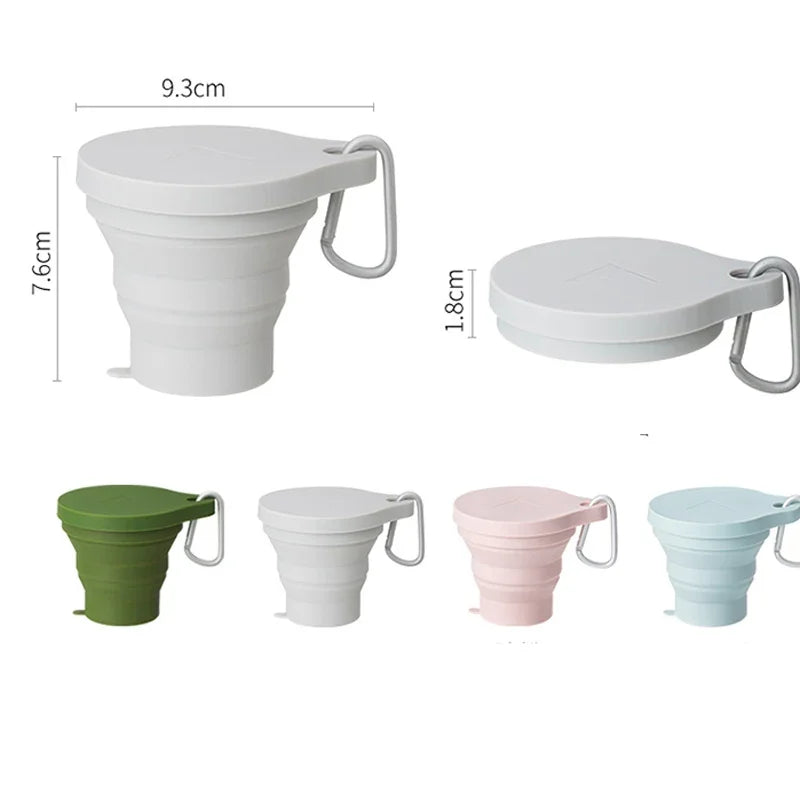 Folding Water Cup Heat-resistant Travel Portable Mouthwash Cup Hotel Toiletries Set Compressed Cup