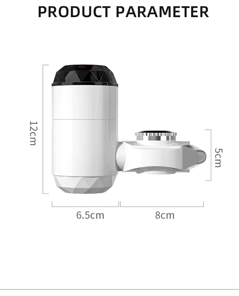 Electric Kitchen Water Heater Tap Instant Hot Water Faucet Heater Cold Heating Faucet Tankless Instantaneous Water Heater Home