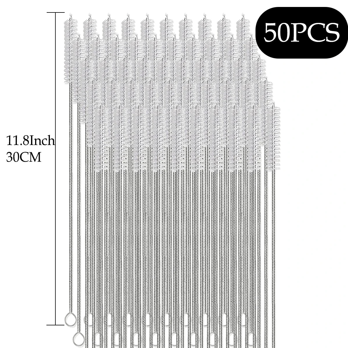 Straw Cleaner Brush Kit for Stanley - (4-Size) Extra Long Pipe Cleaners, Straw Cleaning Brush for Tumbler, Bottle