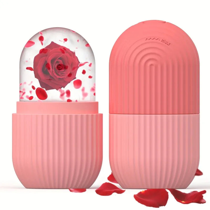 Silicone Ice Cube Trays Beauty Lifting Ice Ball Face Massager Contouring Eye Roller Facial Treatment Reduce Acne Skin Care Tool