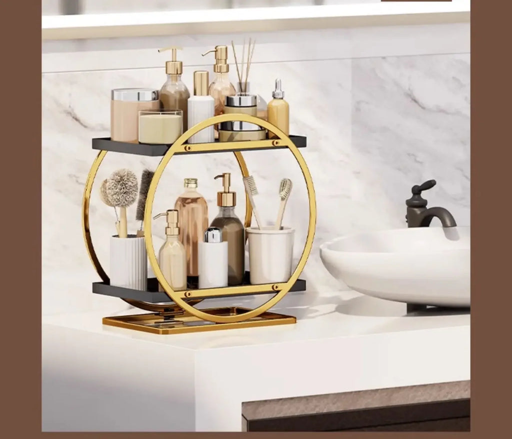 Large Capacity Makeup Organizer Cosmetics Storage Holder Home Skincare Products Dresser Bathroom Desktop Vanity Rack Shelf