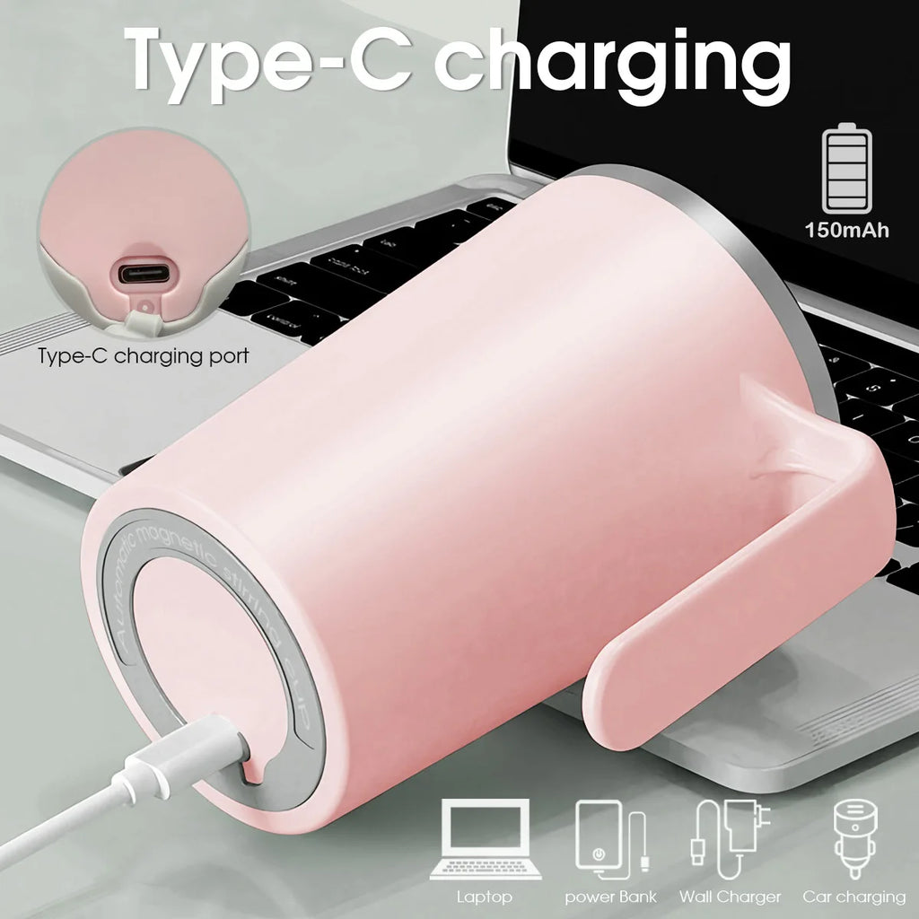 USB Charging Mixing Cup Household Portable Electric Soybean Milk Milkshake Cup Transparent Water Cup Coffee Cup Office Mug