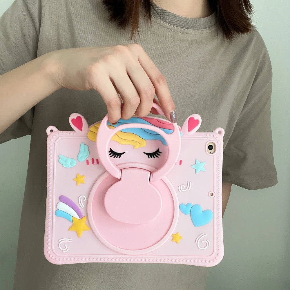 For iPad 10.2 7th 8th 9th 10th 2022 360 Rotating Stand Cover Case For iPad Air 5 4 2022 Mini 1 2 3 4 5 6 9.7 6th Pro 11 2020