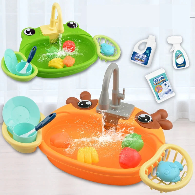 √Choice Play House Toys Pretend Play Children's Kitchen Wash Basin Sink Kids Kitchen Set Toy For Boys Girls Kids Gifts