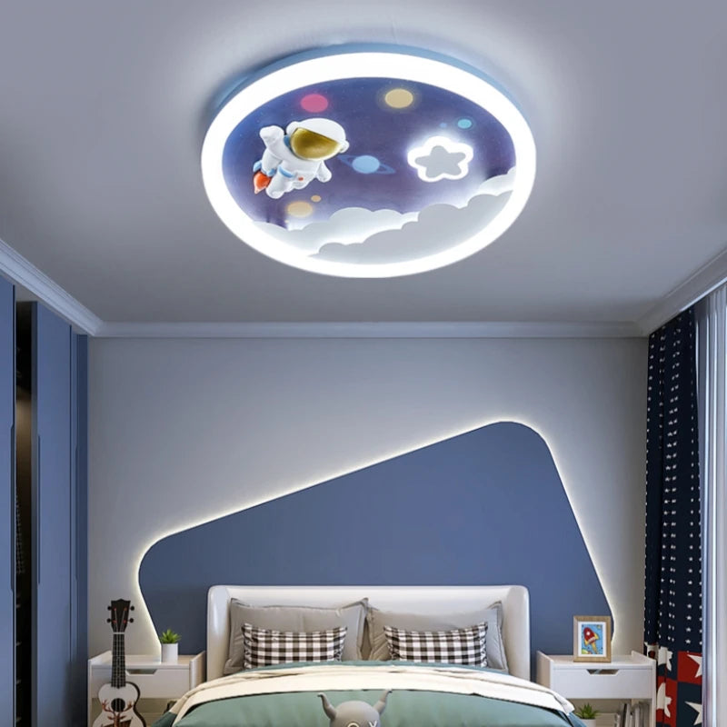 Modern LED Ceiling Lamp For Kids Children's Room Bedroom Chandelier Light Interior Home Decoration Lustre Lighting Fixtures