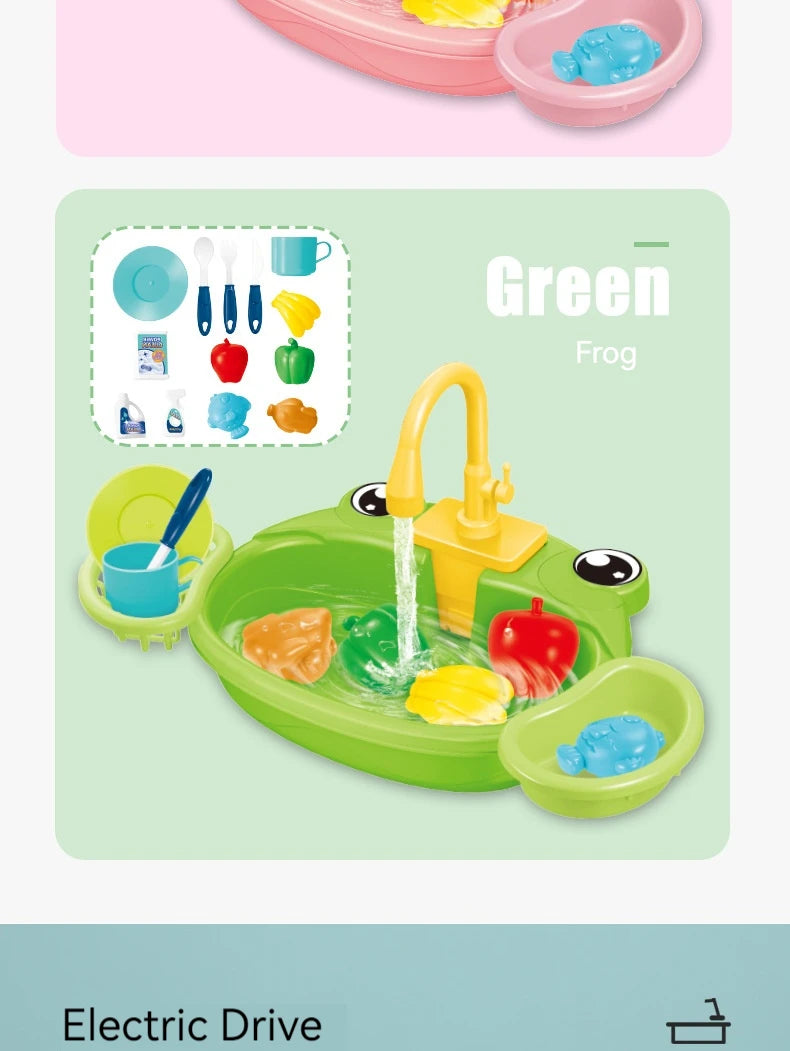 √Choice Play House Toys Pretend Play Children's Kitchen Wash Basin Sink Kids Kitchen Set Toy For Boys Girls Kids Gifts