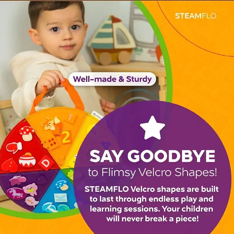 Baby Sensory Busy Board Montessori Toys,  Animal Shapes Cognition Fine Motor Training Educational Game, Portable Autism Toys