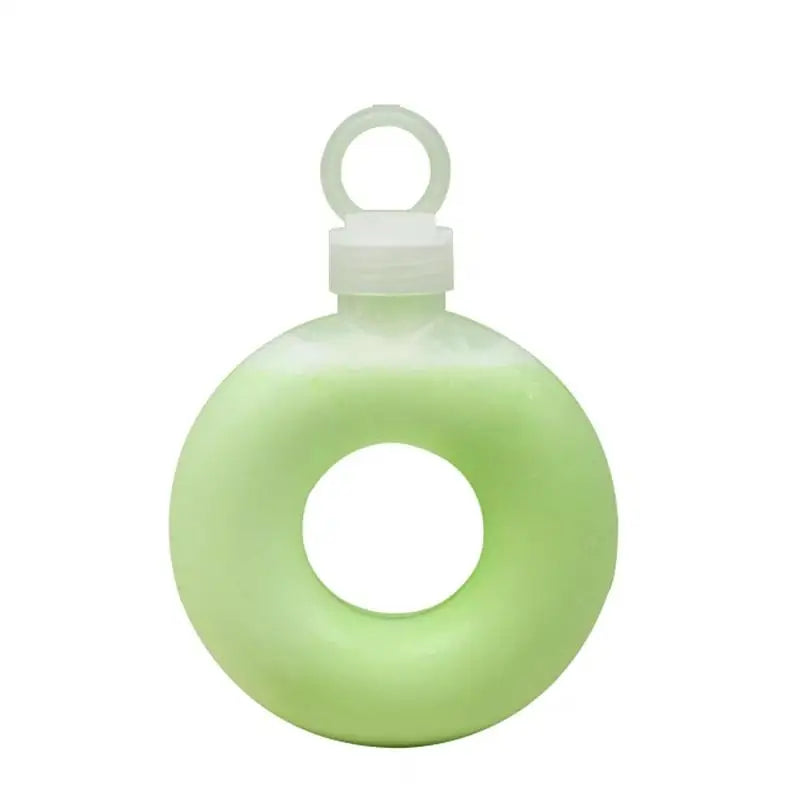 350ML Cute Donut Kids Water Bottle Leak-Proof Travel Cup Children Anti Fall Transparent Drinking Bottle Sports Water Bottle