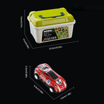 Toy Car Alloy Car Children Boy Baby Pull Back Car Gift Educational Set Mini Model Diecast Cars Kit Toys for Boys Birthday Gifts