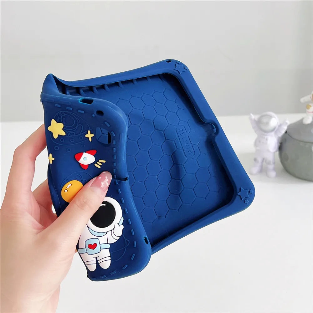 Case for Samsung Galaxy Tab A9 Plus S9 FE S8 S7 11 inch A8 10.5 A7 S6 Lite 10.4 A 10.1 8.0 T290 Kids Cartoon Tablet Stand Cover