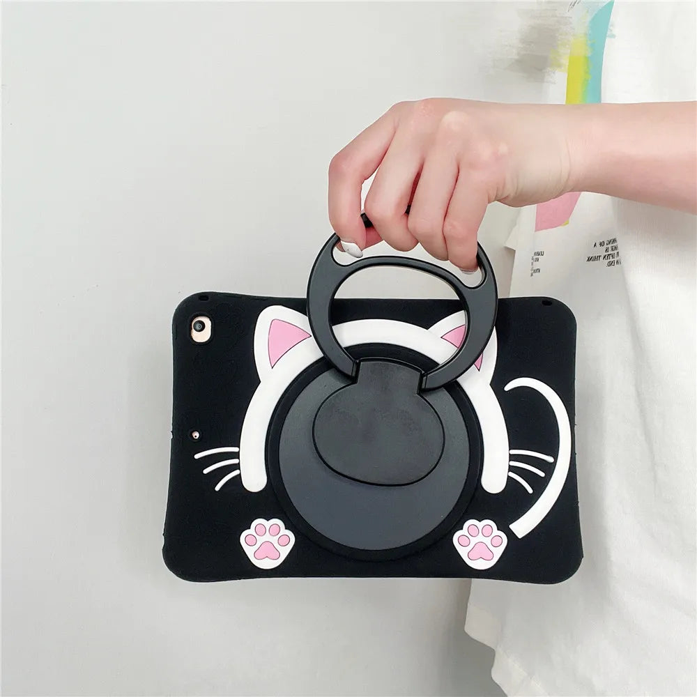 Case for Samsung Galaxy Tab A9 Plus S9 FE S8 S7 11 inch A8 10.5 A7 S6 Lite 10.4 A 10.1 8.0 T290 Kids Cartoon Tablet Stand Cover