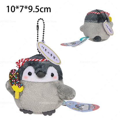 22 Styles Cute Penguin Plush Key Ring Tourist Hat Penguin Keychain For Girls Gifts Creative School Bag Keychain