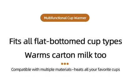 2 in 1 Coffee Mug Warmer Wireless Charger Multi-functional Cup Heating Pad 3 Gear Temperature Warmer Coaster For Milk Tea Water