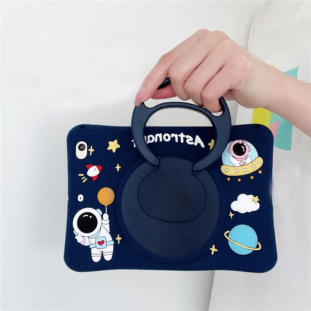 Case for Samsung Galaxy Tab A9 Plus S9 FE S8 S7 11 inch A8 10.5 A7 S6 Lite 10.4 A 10.1 8.0 T290 Kids Cartoon Tablet Stand Cover