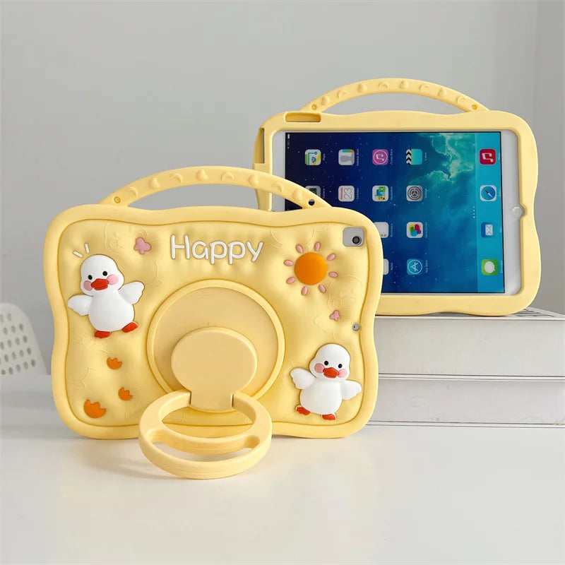 Case for Samsung Galaxy Tab A9 Plus S9 FE S8 S7 11 inch A8 10.5 A7 S6 Lite 10.4 A 10.1 8.0 T290 Kids Cartoon Tablet Stand Cover