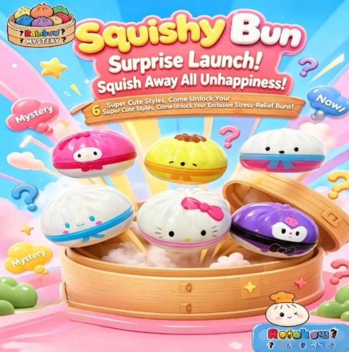 Stress-relieving-toys Squishy Fake Baozi Fun Pinch Uncompressed Fidget Toys Popular Children Favor Gift