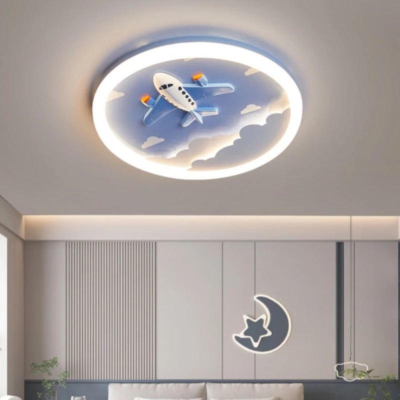Modern LED Ceiling Lamp For Kids Children's Room Bedroom Chandelier Light Interior Home Decoration Lustre Lighting Fixtures