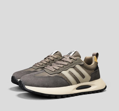 Men's shoes with a high-end feel, 2025 new trendy brand, spring and autumn season, teenage student sports running shoes, stylish