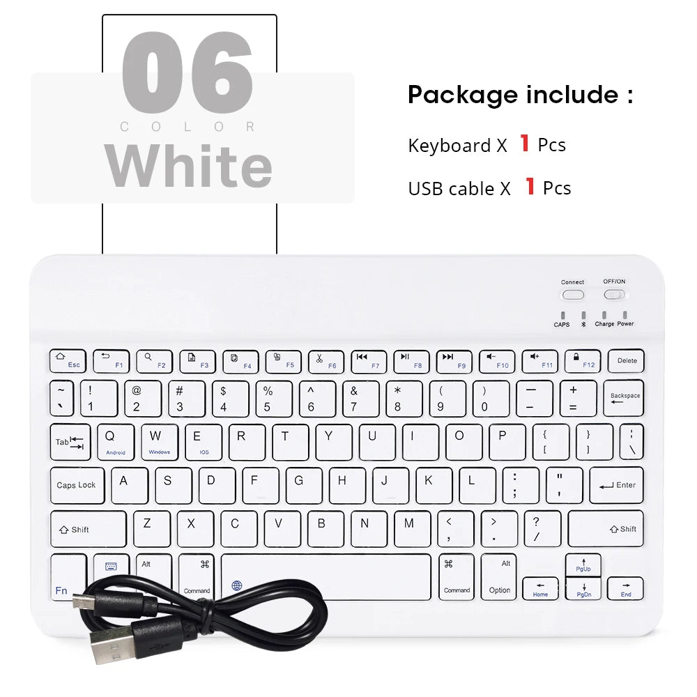 2026 New Slim Lightweight Ergonomic Bluetooth Keyboard, Compact Silent Wireless Keyboard for Windows iOS Android Devices Office