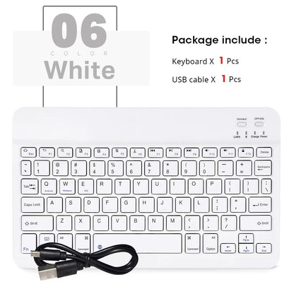 2026 New Slim Lightweight Ergonomic Bluetooth Keyboard, Compact Silent Wireless Keyboard for Windows iOS Android Devices Office