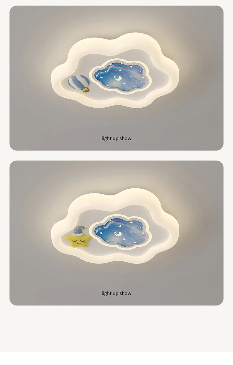 New DesignCloud Ceiling Light Led Chandelier for Children Bedroom Living Room Dining Room Learning Creative Decorative Lighting