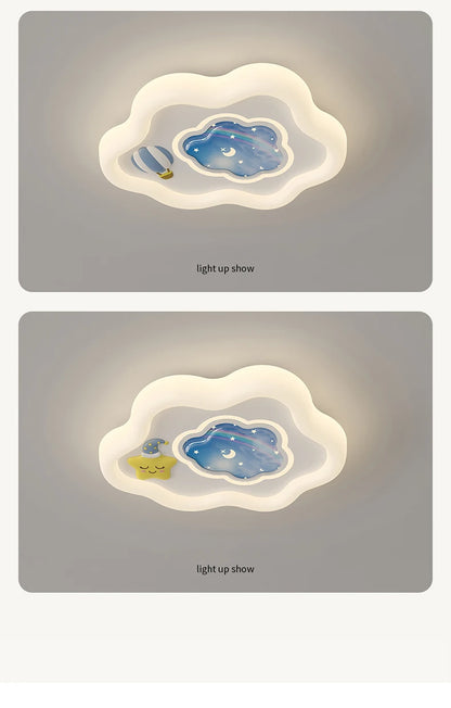 New Design Cloud Ceiling Light Led Chandelier for Children Bedroom Living Room Dining Room Learning Creative Decorative Lighting