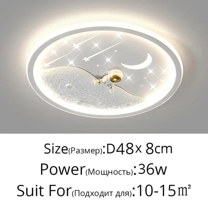 LED moon Astronaut Light Fantastic Eye Care living room bedroom girl lamp  Princess light