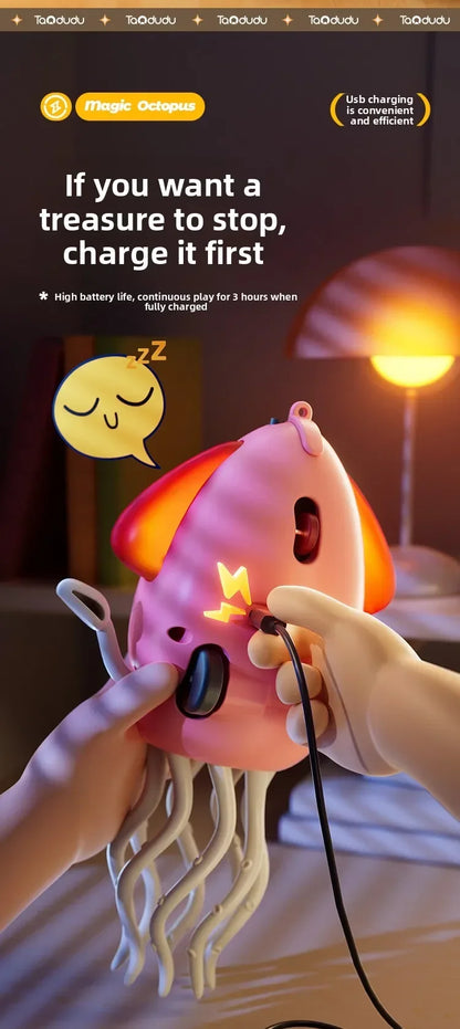 Dancing Octopus Kid Electronic Pet Toys Cartoon Interactive Development Moving Education Toddler Toy Gift Creative birthday gift