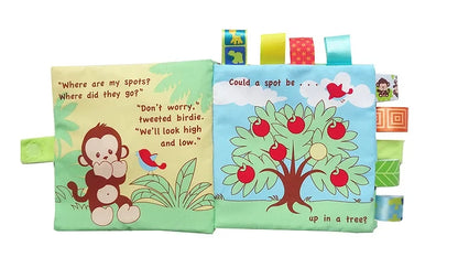 Baby Cloth Book Toys Animals Soft Learning Educational Toys For Babies Development montessori Sensory Books Baby Toys 0 12 Month