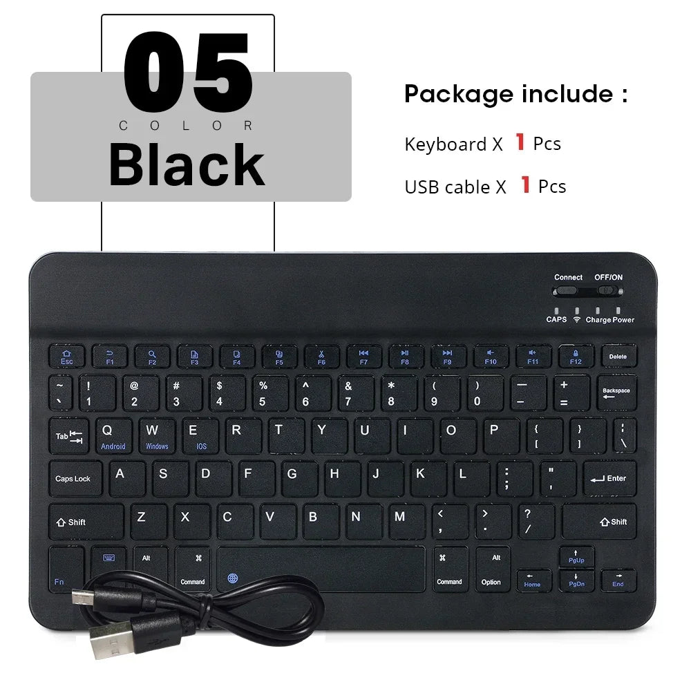 2026 New Slim Lightweight Ergonomic Bluetooth Keyboard, Compact Silent Wireless Keyboard for Windows iOS Android Devices Office