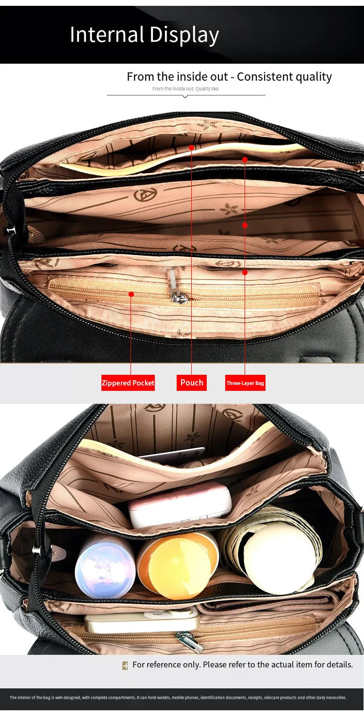 New Women's Bags, High-End Niche Crossbody Bags for Autumn and Winter, Fashionable Water-Repellent Handbags, Simple and Versatile Casual Bags, Work and Commuting Bags, Shopping Bags