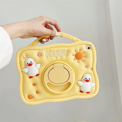 Case for Samsung Galaxy Tab A9 Plus S9 FE S8 S7 11 inch A8 10.5 A7 S6 Lite 10.4 A 10.1 8.0 T290 Kids Cartoon Tablet Stand Cover