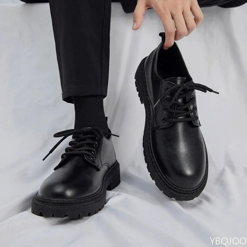 Men Business Shoes Spring Autumn New Formal Leather Shoes Casual Fashion Sports Shoes Social Elegance Trendy Flat Shoes