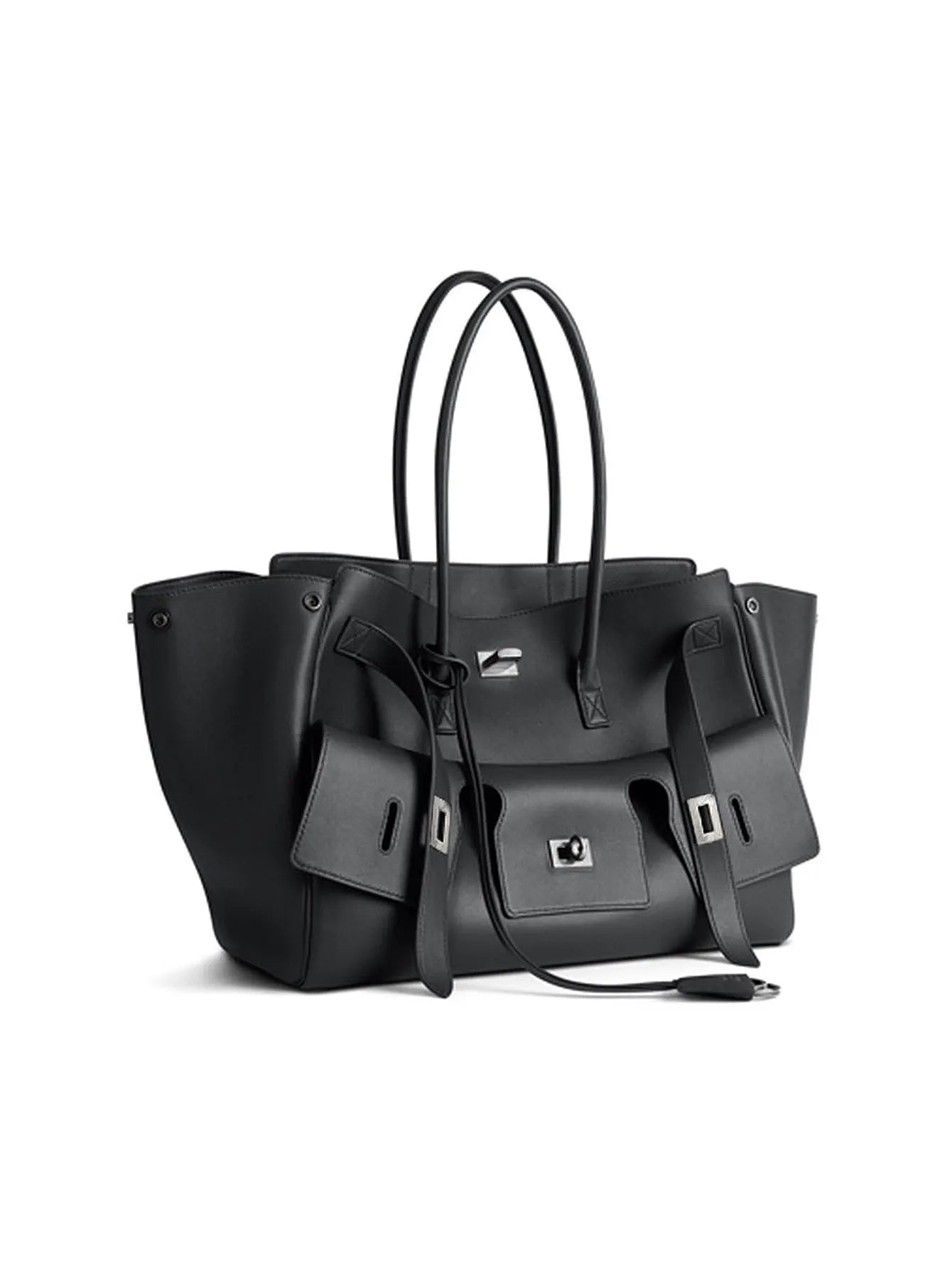 New Women's Tote Bag, Fashionable and Simple Casual Bag, High-End Shoulder Bag, Large-Capacity Commuter Bag, Trendy Handbag, Water-Repellent Shopping Bag