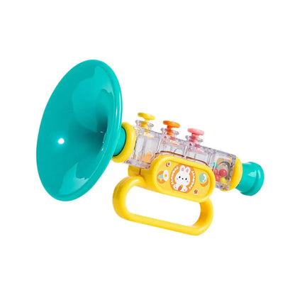 Children's trumpet toy, blowing music, playing instruments, harmonica, whistle, male and female toys
