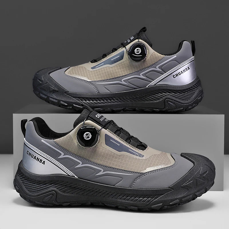 2026 new men's shoes work sports shoes fashionable casual shoes comfortable multi-functional low top shoes outdoor hiking shoes