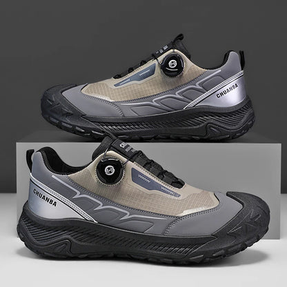 2026 new men's shoes work sports shoes fashionable casual shoes comfortable multi-functional low top shoes outdoor hiking shoes