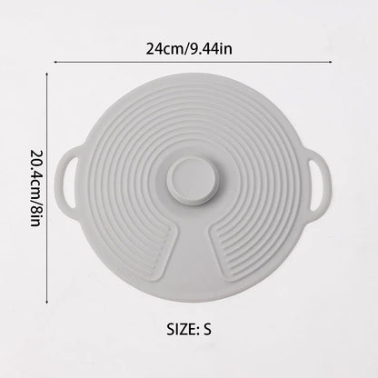 Food Grade Silicone Fresh-keeping Cover Circular Seal Spill-proof Lid Multi-functional High Temperature Resistance and Pot Cover