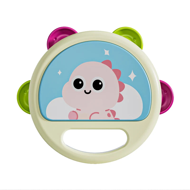 Baby Hand Drum Toys Montessori Musical Instruments Tambourine for Toddlers 1-3 Early Learning Percussion Music Toy