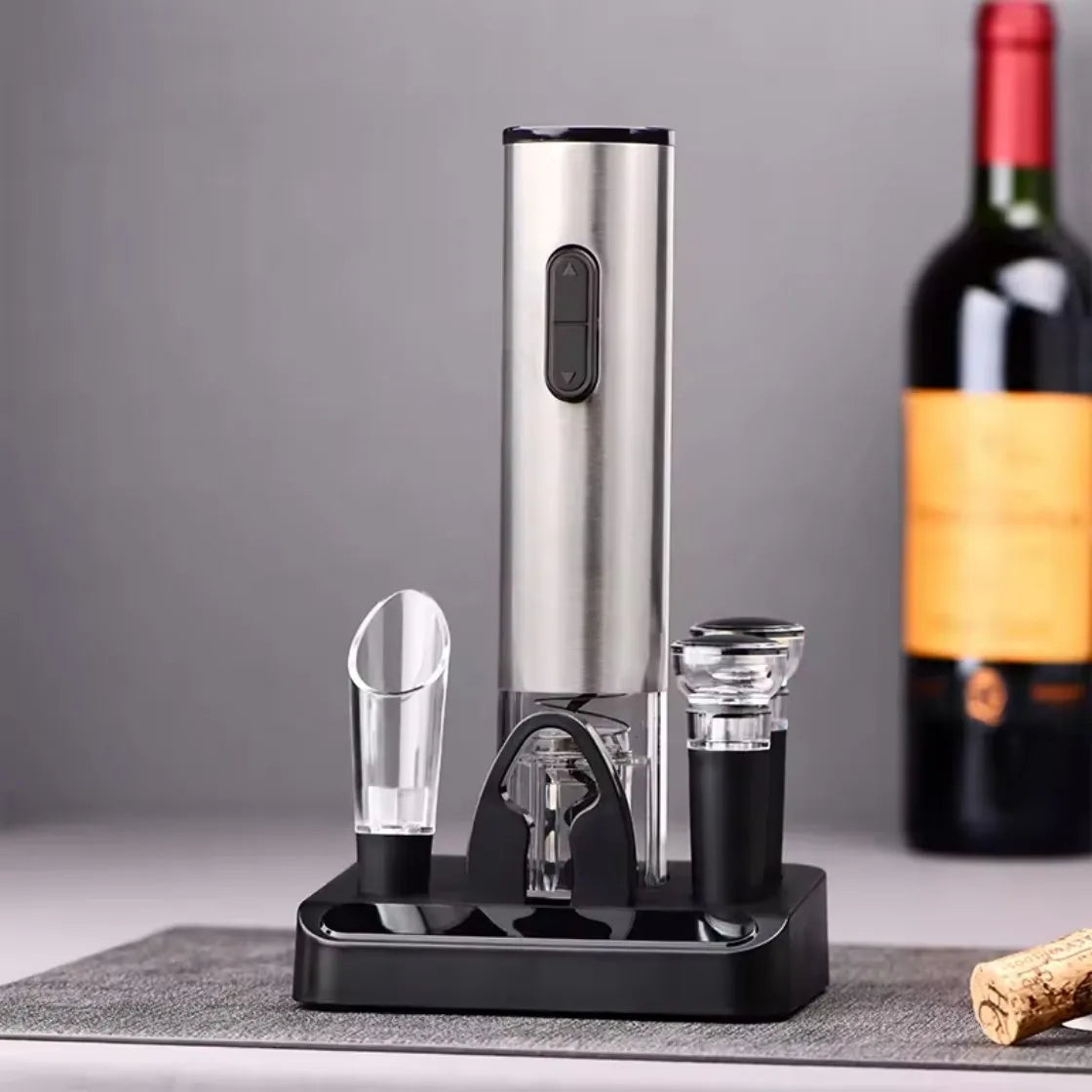 Electric Wine Bottle Opener Automatic Red Wine Corkscrew Wine Opener Wine Tools Kitchen Products Performance Plastic