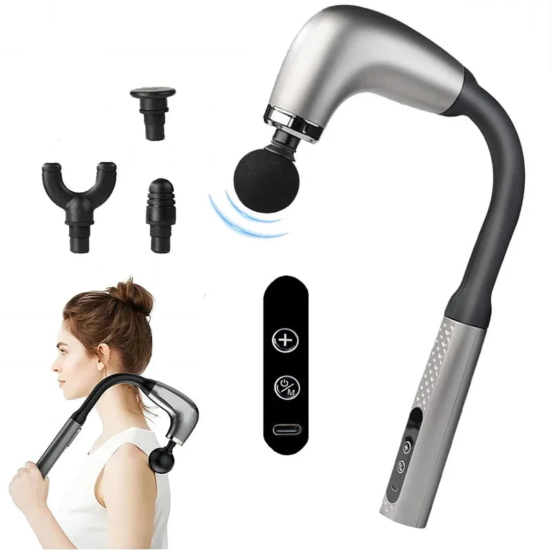 Smart Fascia Gun Electric Massager Hammer Electric Fascia Gun Home Handheld Hammer Back