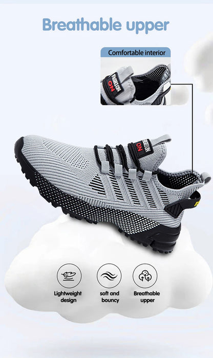 Men's Sneakers Running Shoes for Men Lightweight High Quality Mens Shoes Casual Sneaker Lace-Up Summer Sports Tennis Shoe