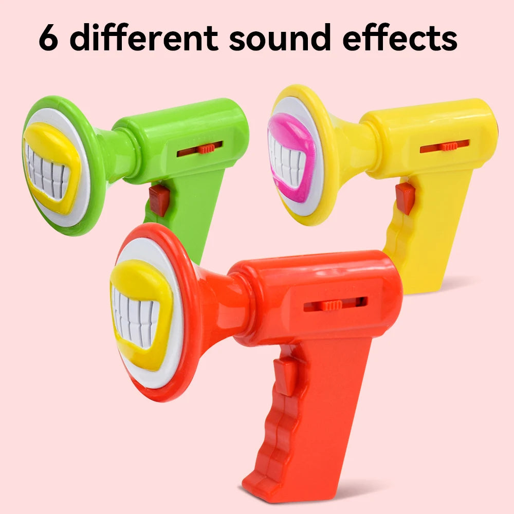 Children's Voice Changing Speaker With 6 Different Sound Effects For Role-Playing, Handheld Speaker, Amplifier, Prank Toy