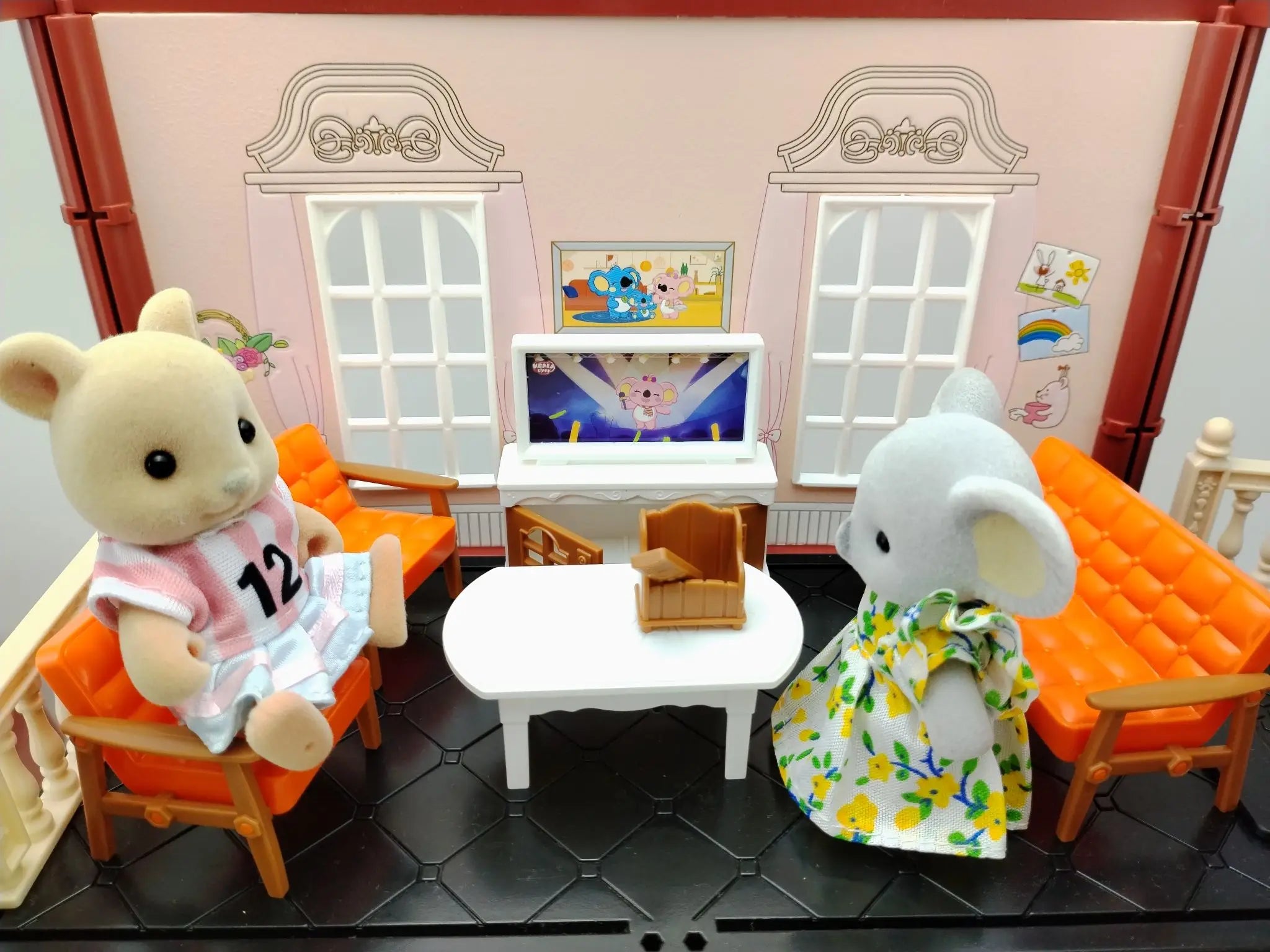 Mini supermarket shopping games dollhouse furniture accessories Intellectual education toys for kid family interaction toys
